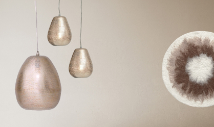 How do you hang a group of lamps beautifully?